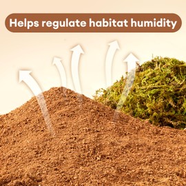 BUCATSTATE 5L Natural Coco Fiber Hamster Bedding, Soft Natural Coco Fiber Substrate for Small Pets & Dwarf Syrian Hamsters, Gerbils, Mice, Low-dust Hamster Hamsters