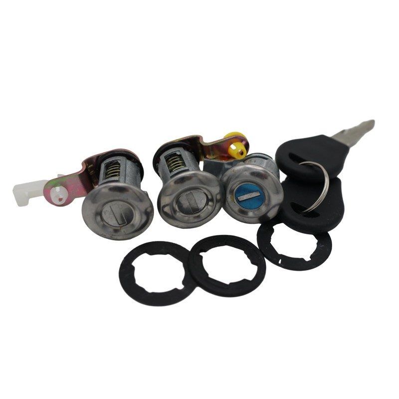 TTDYKX 4Pcs/Set Car Full Lock Cylinder Ignition Switch Starter Door