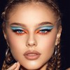 Erinde Single Sky Blue Eyeshadow Palette, Nude Tones Matte Eyeshadow