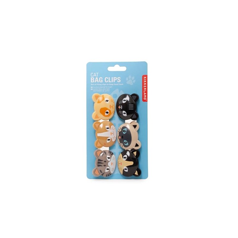 KIKKERLAND Clip para bolsa de gato, 1 EA