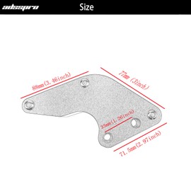 Adsspro Motorcycle Aluminum with Plastic Chain Guard Guide Protector Chain Roller Replacement for TTR SSR XR CRF KLX 50 70 110 125 140 150 160cc Pit Dirt Bike ATV Motorbike Motocross