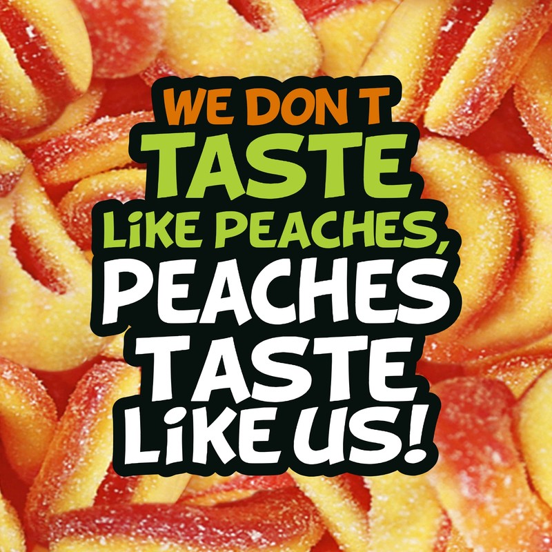 Trolli Trolli Peachie O's Sour Gummy Rings Candy, 5 Pound