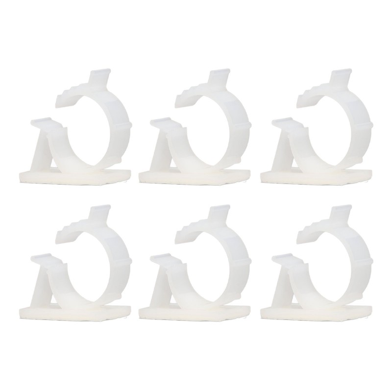 100Pcs Cable Management Clip Adjustable Adhesive PA66 Nylon Cord Organizer