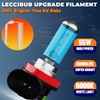 LECCIBUB Fog Light Bulbs Compatible with Ford MAVERICK 2023, H11