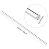 sourcing map Acrylic Round Rod,Clear,0.2 inch Diameter 10inch(247mm) Length,Solid Plastic