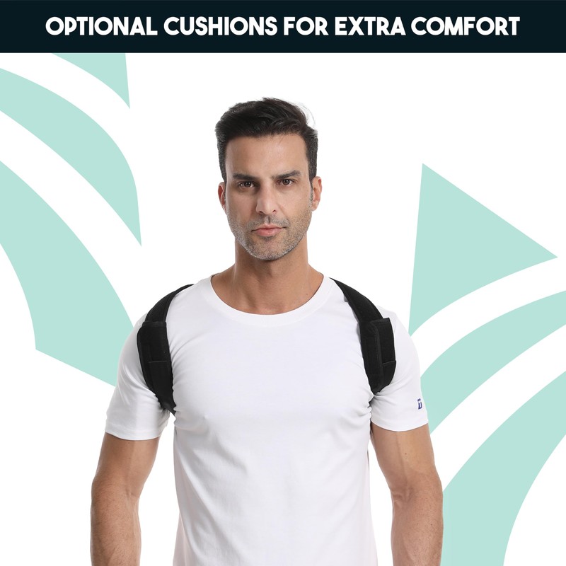 Actirun Posture Corrector (Black, Medium)