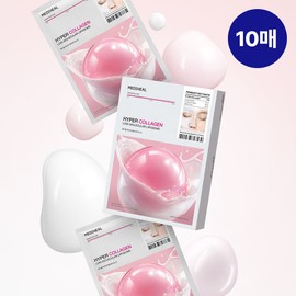 Mediheal [Gel Mask/10 Sheets] Mediheal Hyper Masks 4 Types (Collagen/PDRN/Hyaluronic Acid/Madecassoside)