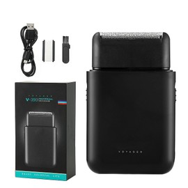 Electric Razor for Men, Mini Electric Foil Shavers with Beard Trimmer,Wet Dry Cordless Shavers, Portable Men’s Travel Razor for Shaving Face, USB-C Rechargeable - Black