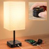 COZOO Bedroom Table Lamp with Remote Operation Control,Dimmable Bedside Table