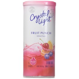 Crystal Light Fruit Punch Drink Mix, 2 oz, Makes 12 qt