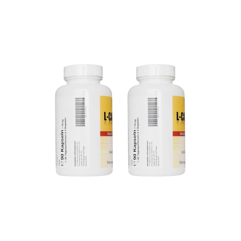 L-Carnosine 500mg Pure Carnosin per capsule, 180 Vegetarian Tablets (2