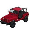 Shadeidea Sun Shade for Jeep Wrangler TJ 1997-2006 Sunshade Top