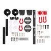 1/10 RC Metal Front Rear Bumper with LED Light Kit