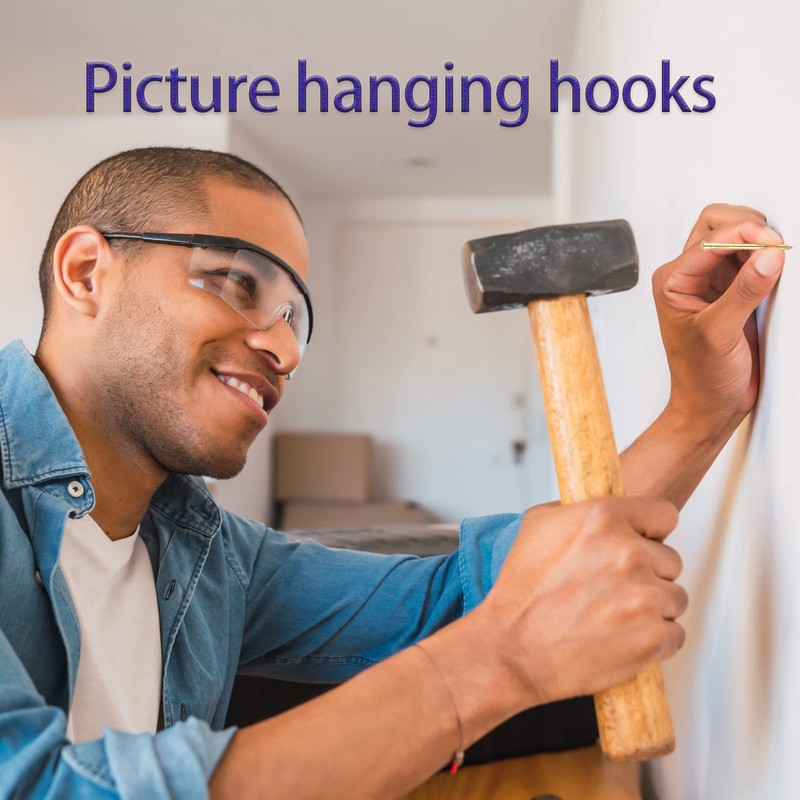 162Pcs Heavy Duty Picture Hooks for Hard Walls-Picture Hanging Kit