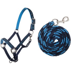 HKM 10025 Headcollar Set Stars, Halter and Knit, Carabiner, Pony Shetty VB WB