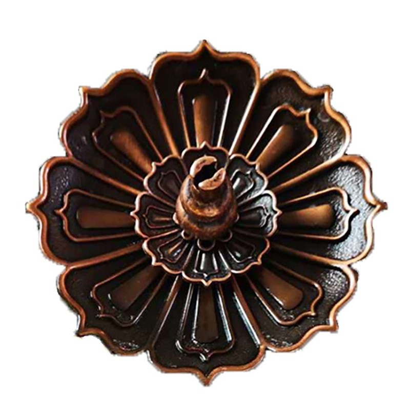 ANCLLO 3 in 1 Lotus Stick Incense Burner and Cone