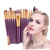 Baluue 15-Piece Professional Makeup Brush Set Nylon Bristles for Women