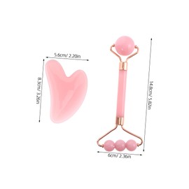 Healvian 2-in-1 Face Sculpting Tool Set Roller Abs Stainless Steel for Skin Massager Elasticity Boost