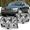 Aresparts Pair Headlights Assembly DOT Approved Compatible with 2005-2010 Chrysler