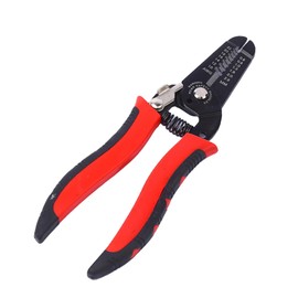 Okaywork Wire Stripper, Automatic Wire Stripper, Cable Stripper, Wire Stripper Tool, Wire Stripper 0.6-2.6mm 22-10AWG Labor Saving Spring 180mm Carbon Steel Jaws