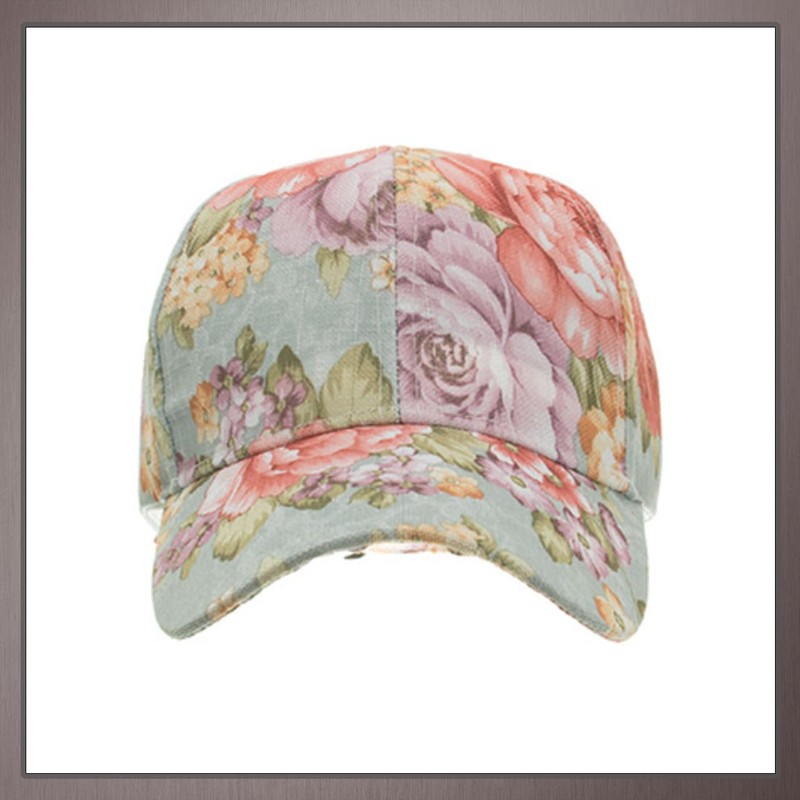One Limitation CP345 Floral Cap, Hat, Running, Outdoor, Unisex, Unisex,