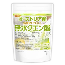 NICHIGA Anhydrous Citric Acid (Austria) 31.7 oz (900 g), Food Additive, Edible Non-GMO Ingredients Derived from GMO, Citric Acid [01]