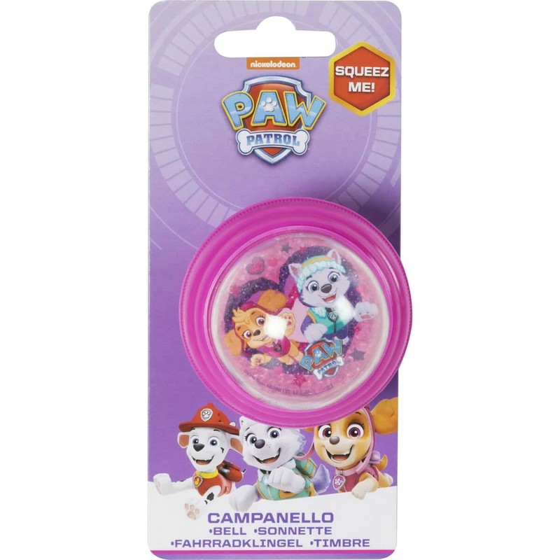 Squeezy Paw Patrouille Mädchen Modell Fahrradglocke