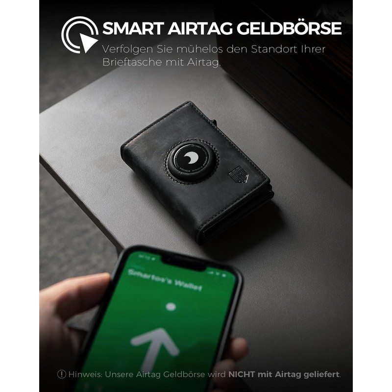 DODENSHA Wallet with Coin Compartment I Mini Wallet Men's Small