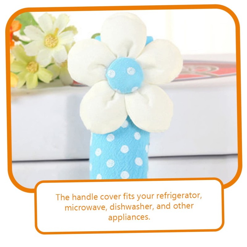 Gadpiparty Refrigerator Door Handle Cover Antiskid Handle Protector for Kitchen