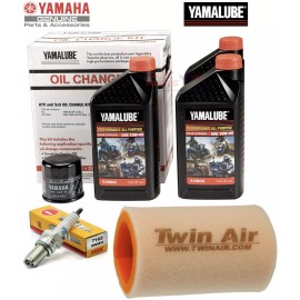 YAMAHA Grizzly 450 4x4 2007-2014 Oil Change Maintenc Kit Air Filter & Spark Plug