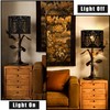 GO&SO Drum Black Lamp Shades 13 Inches - Industrial Laser
