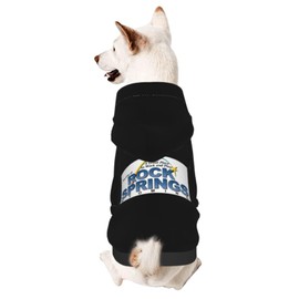 Flag of Rock Springs, Wyoming Dog Sweater Winter Pet Dog Hoodie Sweatshirts Warm Soft Dog Clothes X-Small