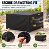 Waterproof Square Fire Pit Cover for Outdoor Protection – 210T