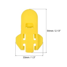 uxcell Manual Easy Can Opener, 4pcs - Plastic Beverage Can Covers Lids Protector, Bottle Opener for Soda, Beer, Drink (Yellow)