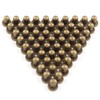 Moicstiy 100Set 5mm Round Head Button Studs Bronze Button Stud