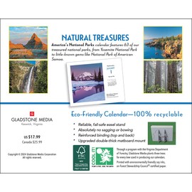 America’s National Parks Box Calendar 2025