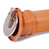 Backflow Flap Frog Flap Diameter 160 mm Orange Outlet Piece