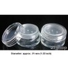 5mL THICK WALL Empty SMALL PLASTIC CLEAR SIFTER JAR for