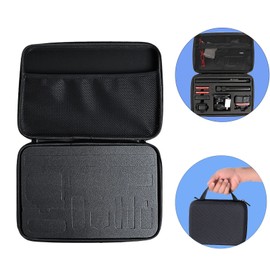 Insta360 One R/RS Compatible, GoPro Storage Case, Storage Bag, Accessory Storage, Large Capacity, Dustproof, Waterproof, Lightweight, Easy to Carry, Compatible with Action Cameras, Extendable Lever,