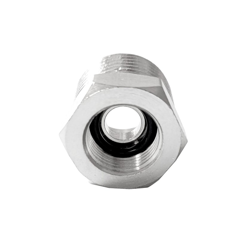 Fitvell Nickel Plated Brass Reducer Faucet Adapter G 1/2 Male