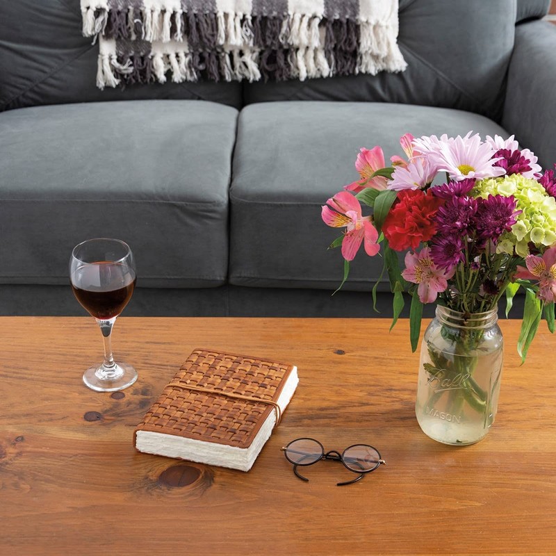 Primitives By Kathy Woven Leather Journal