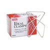 Acco Brand Ideal Paper Clamp (Butterfly Clamp), Smooth Finish, No.1