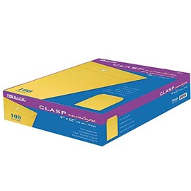 9"x12" Manila Envelopes with Clasp (Box of 100)