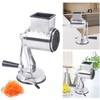 Acesunny Manual Vegetable Cutter Vegetable Slicer Drum Grater with 5
