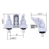 RV Shower Faucet, 4 inch Center-Set Tub/Shower Valve Diverter with
