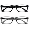 OPULIZE Pack of 2 short-sighted glasses for men and women,