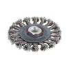 wolfcraft Stainless Steel Wire Wheel Brush, twisted I 2701000