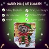 Weimaraner Dog Blanket - Christmas Gingerbread Elf - Super Soft