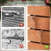 Brick Hook Wall Clips for Outdoor Indoors Garland Hanging Wreaths