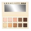 LORAC Unzipped Matte & Glitter Eyeshadow Palette, Gold | Cruelty